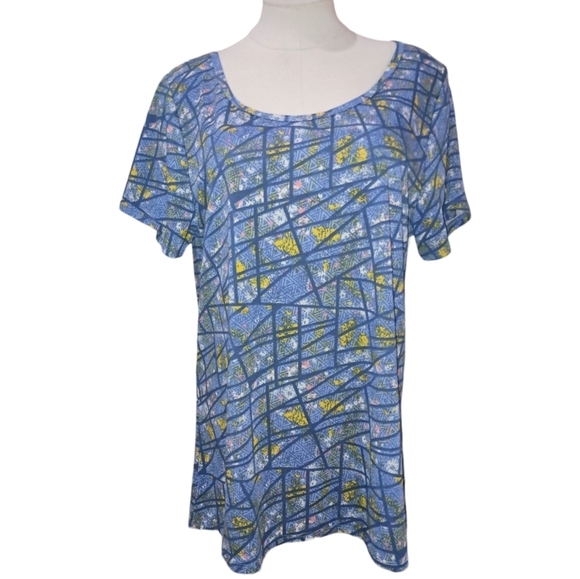 NWT LuLaRoe Short Sleeve The Perfect T Tunic Style Top Size XL (18-20) - Picture 1 of 8